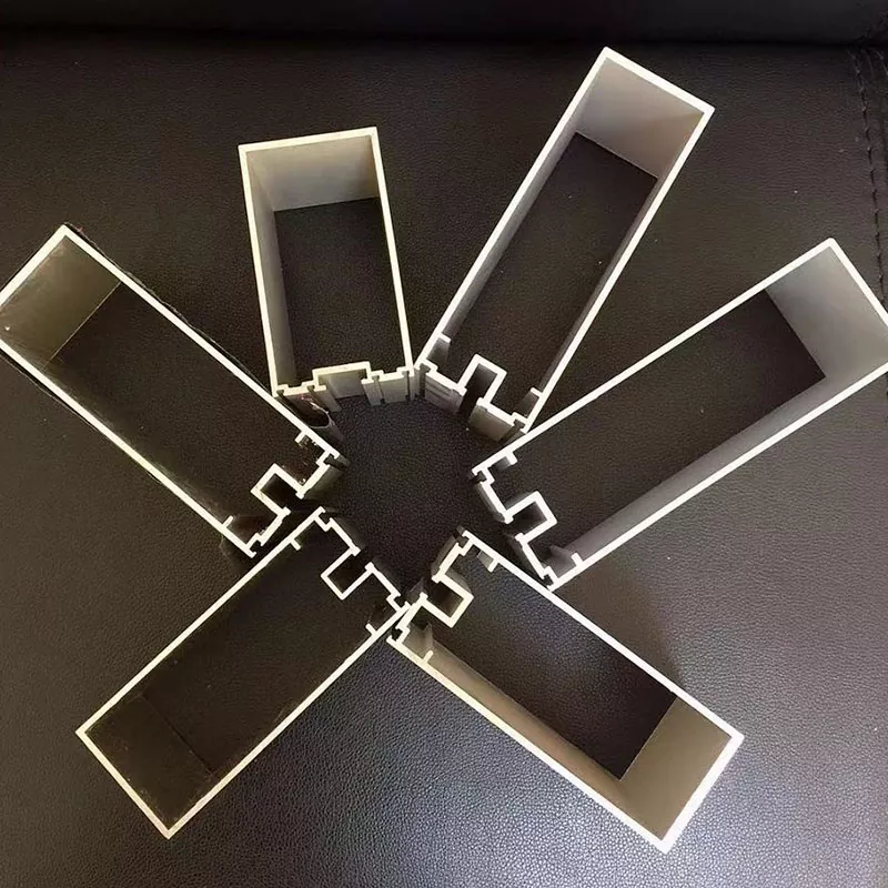Powder-coated Hidden Frame Curtain Wall Profile